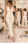 Heavenly Grace Tailored Vest & Pants Set
