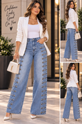 Napoleon Military Wide-Leg Jeans